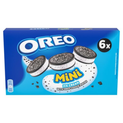 Oreo Mini Sandwich Cookies Ice Cream 6 Pack (55 ml)