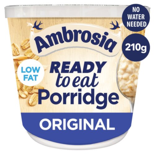 Ambrosia Ready to Eat Original Porridge Pot (210 g)