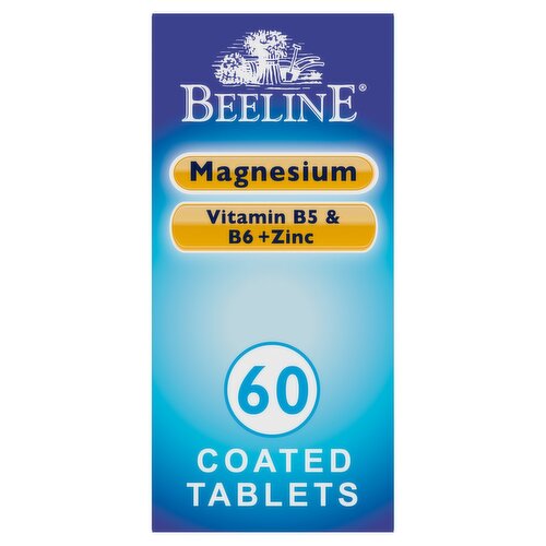 Beeline Magnesium B5 & B6 + Zinc Tablets (60 Piece)