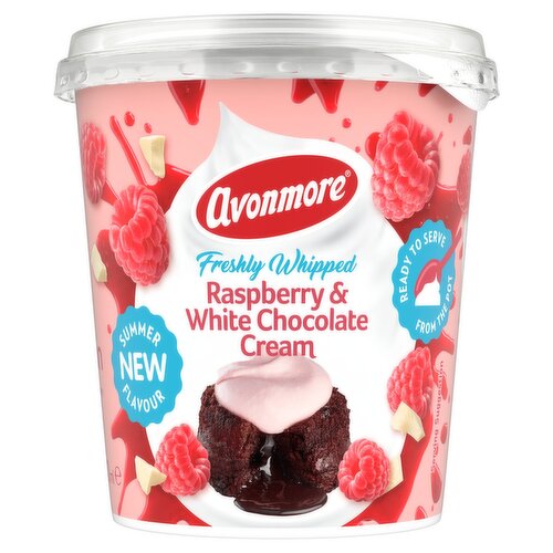 Avonmore Raspberry & White Chocolate Whipped Cream (350 ml)