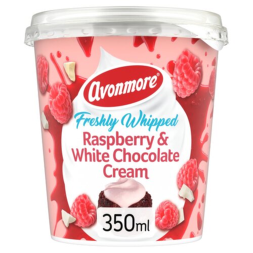 Avonmore Raspberry & White Chocolate Whipped Cream (350 ml)
