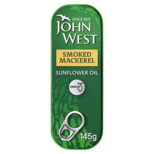 John West Smoked Mackerel in Sunflower Oil (145 g)