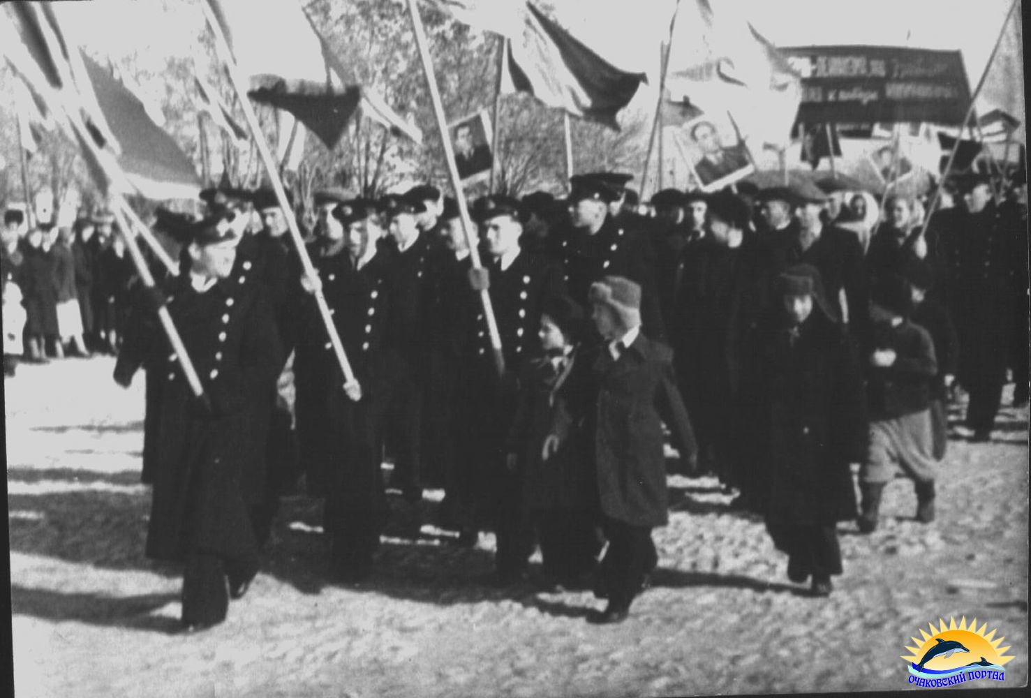 Очаков. демонстрация 1 мая