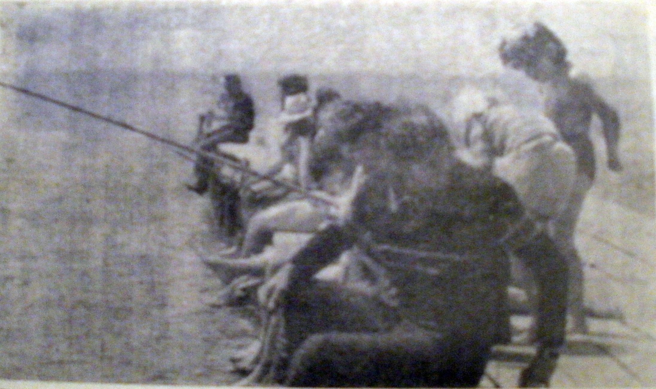 Очаковские рыбаки на бычка. Фото 1969 г.