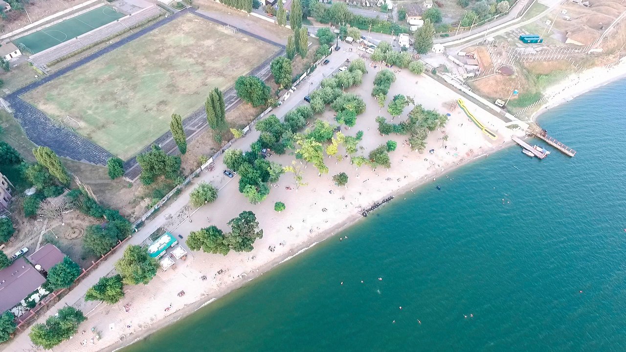 Очаків. Дитячий пляж. Стадіон «Артания»