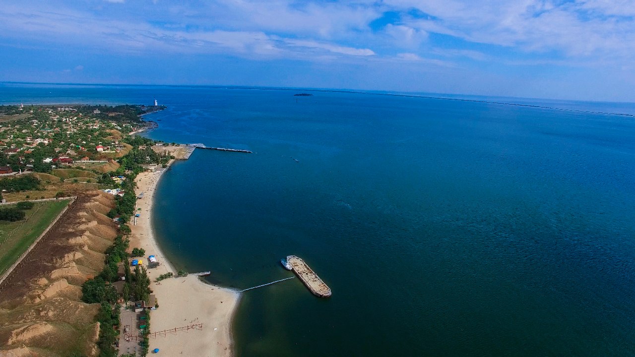 Очаківські пляжі. Острів Майський