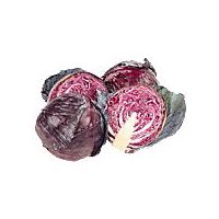 Organic Red Cabbage, 1 ct, 3.5 pound, 3.5 Pound