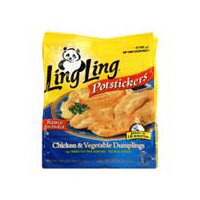 Ajinomoto Ling Ling Asian Kitchen Potstickers Chicken and Vegetables Dumplings, 24 oz, 24 Ounce