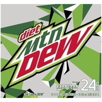 Diet Mountain Dew 24 Pack - Cans, 288 fl oz