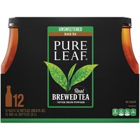 Pure Leaf Real Brewed Tea Unsweetened 16.9 Fl Oz 12 Count