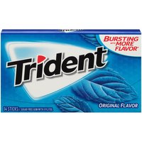 Trident Original Flavor Sugar Free Gum With Xylitol, 14 Each
