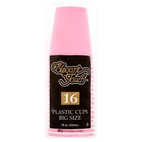 Amscan Big Party Pack 50 Count Plastic Cups 12-Ounce Gold