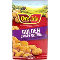Ore-Ida Golden Crispy Crowns Seasoned Shredded Frozen Potatoes, 30 oz Bag