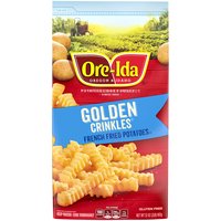 Ore-Ida Golden Crinkles French Fries Fried Frozen Potatoes, 32 oz Bag