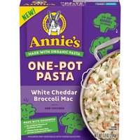 Annie's Homegrown One-Pot Pasta, White Cheddar Broccoli Mac, 7.2 Ounce