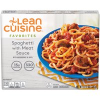Lean Cuisine Favorites with Mushrooms & Basil, Spaghetti with Meat Sauce, 11.5 Ounce