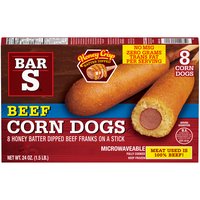Bar-S Beef Corn Dogs, 24 oz, 24 Ounce