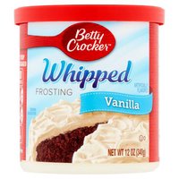 Betty Crocker Whipped Vanilla Frosting, 12 Ounce