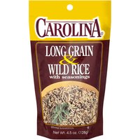Carolina Long Grain & Wild Rice, Seasonings, 4.5 Ounce