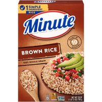 Minute Brown Rice, 100% Whole Grain, 28 Ounce