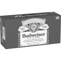 Budweiser Beer - 18 Pack Cans, 216 fl oz