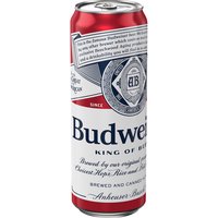 Budweiser Beer - Single Can, 25 fl oz, 25 Fluid ounce