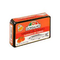 Gonsalves Sardines in Tomato, 4 oz