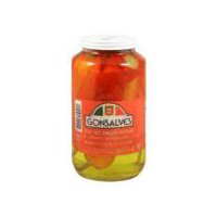 Gonsalves Red Finger Peppers - Hot, 32 fl oz