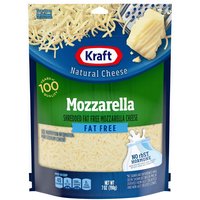 Kraft Shredded Fat Free Mozzarella Cheese, 198 Gram