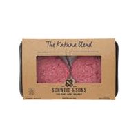Schweid & Sons The Katana Blend Wagyu Ground Beef Burger Patty, 5.3 oz, 4 count