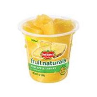 Del Monte Fruit Naturals Pineapple Chunks in 100% Juice, 7 oz, 7 Ounce