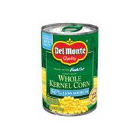 Del Monte Fresh Cut 50% Less Sodium Whole Kernel Corn, 15.25 oz