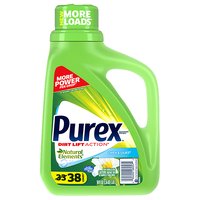 Purex Dirt Lift Action Natural Elements Linen & Lilies, Detergent, 50 Fluid ounce