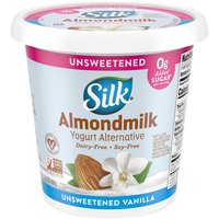 Silk Unsweetened Vanilla Almondmilk Yogurt Alternative, 24 oz