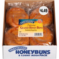Tastykake Glazed Honey Buns, 2.5 oz