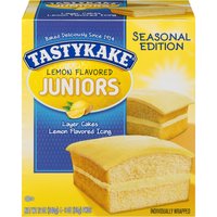 Tastykake Juniors Lemon Flavored Icing Layer Cakes Seasonal Edition Family Pack, 3 oz, 4 count, 12 Ounce