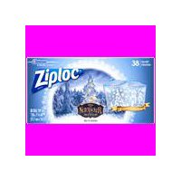 Ziploc Limited Edition Holiday Freezer Bags Quart 38 ct