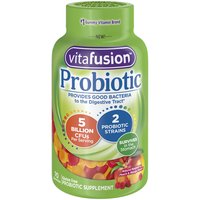 Vitafusion Probiotic Natural Raspberry, Peach & Mango Flavors Gummies, 70 count
