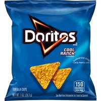 Doritos Tortilla Chips Cool Ranch Flavored, 1 oz