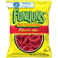 Funyuns Onion Flavored Rings Flamin' Hot 2 1/8 Oz