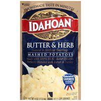 Idahoan Butter & Herb Mashed Potatoes, 4 oz Pouch