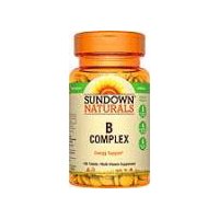 Sundown Naturals Vitamin B Complex 100% RDV Tablets, 100 each