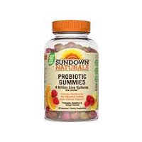 Sundown Naturals Pineapple, Raspberry & Orange Flavored Probiotic Gummies, 60 count