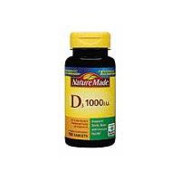 Nature Made Vitamin D - 1000 IU Tablets, 100 Each