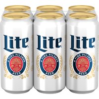 Miller Lite Lager Beer, 16 oz Single Can, 16 fl oz