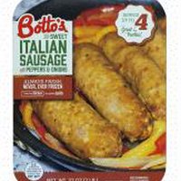 Botto's Sweet Italian Sausage with Peppers & Onions, 32 Ounce