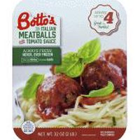 Botto's Italian Meatballs with Tomato Sauce, 32 oz, 32 Ounce