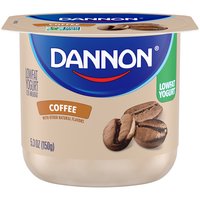 Dannon Coffee Lowfat Yogurt, 5.3 oz