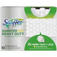 Swiffer Sweeper Heavy Duty Dry Sweeping Cloths, 10 Each