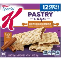 Kellogg's SPECIAL K Brown Sugar Cinnamon Pastry Crisps, 0.88 oz, 6 count